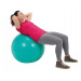 Gymnastická masážna lopta 55 cm s pumpičkou, sivá