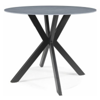 Sconto Jedálenský stôl TOLOA sivá/čierna