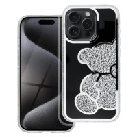 TEDDY BEAR Case Apple iPhone 15 silver