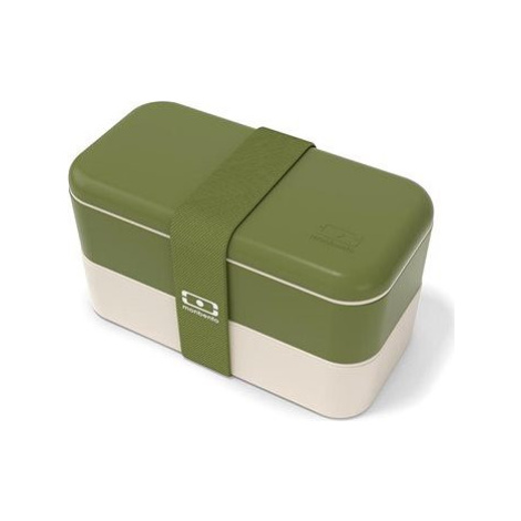 MonBento Desiatový bento box Original Olive Recycled, zelený