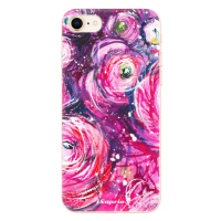 Odolné silikónové puzdro iSaprio - Pink Bouquet - iPhone 8