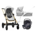 BRITAX SET Kočík Seed Papilio Copper, Black / Grey Melange