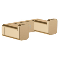 Hansgrohe AddStoris, dvojitý háčik, kartáčovaný bronz, HAN-41755140