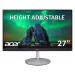 ACER LCD CB272Esmiprx, 69cm (27") IPS LED,75Hz,16:9,178/178,1ms,AMD Free-Sync,FlickerLess,Silver