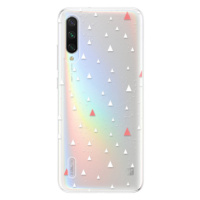 Odolné silikónové puzdro iSaprio - Abstract Triangles 02 - white - Xiaomi Mi A3
