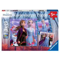 Ravensburger Puzzle Disney Ľadové kráľovstvo II. 3 x 49 dielikov