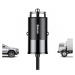 Autonabíjačka Baseus Enjoy CCALL-EL01 2v1 + kábel lightning/USB typ-C čierna
