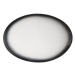 Bielo-čierny keramický oválny tanier Maxwell & Williams Caviar, 30 x 22 cm