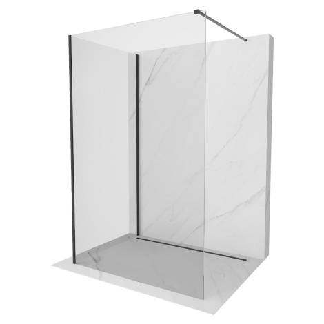 MEXEN/S - Kioto Sprchová zástena WALK-IN 115 x 90 cm, transparent, čierna 800-115-212-70-00-090