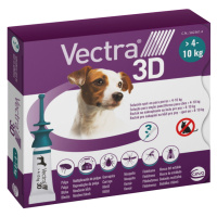 VECTRA 3D Spot-On S pre psov 4-10 kg 1,6 ml 3 pipety