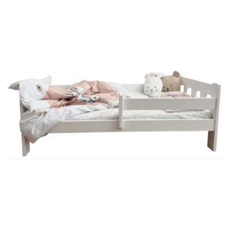Detská masívna posteľ Maja biela - rôzne rozmery Veľkosť: 180x80