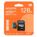 ADATA MicroSDXC karta 128GB Premier Pro UHS-I V30S (R: 100/W: 80 MB/s) + SD adaptér