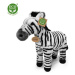 Plyšová zebra stojaca 30 cm ECO-FRIENDLY