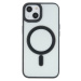 Silikónové puzdro na Apple iPhone 15 Plus Satin Clear Mag čierne