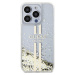 Guess Glitter Gold Stripe Kryt pre iPhone 15 Pro Max, Transparentný