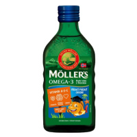 MOLLERS Omega 3 rybí olej ovocná príchuť 250 ml