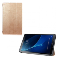 Samsung Galaxy Tab A 10.1 (2016) SM-T580 / T585, puzdro s priečinkom, Trifold, červenozlaté