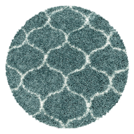 Modrý okrúhly koberec ø 80 cm Salsa – Ayyildiz Carpets