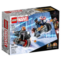 LEGO MARVEL BLACK WIDOW A CAPTAIN AMERICA NA MOTORKACH /76260/