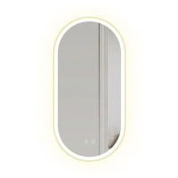 Tutumi - Zrkadlo LED OVL 50x100cm Gold HOM-02606