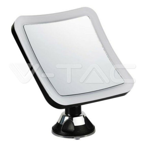 Podsvietené LED zrkadlo na stôl 3,2W, 6400K, 30lm, 3xAAA VT-7573 (V-TAC)