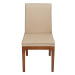 Sada 2 krémovo-bielych jedálenských stoličiek s konštrukciou z dubového dreva Santiago Pons Dona