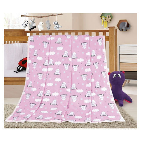 Ružové detské deky a prikrývky