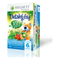 MEGAFYT Detský čaj bio na upokojenie 6m+ 20 x 1,75 g