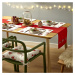 Bavlnený behúň na stôl s vianočným motívom 33x220 cm Christmas Robins - Catherine Lansfield