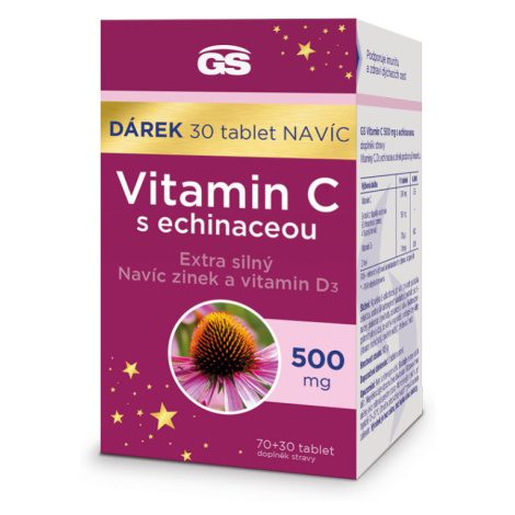 GS Vitamin C500 s echinaceou dárek 2023 70+30 tabliet