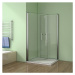H K - Sprchovací kút MELODY A4 90cm s dvoma jednokrídlovými dverami vrátane sprchovej vaničky SE