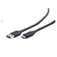 Cablexpert kábel USB 3.0 AM na Type-C kábel AM/CM, 1m, čierny