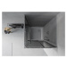 MEXEN/S - Rio štvorcový sprchovací kút 80 x 80, grafit, chróm + vanička Rio 860-080-080-01-40-45