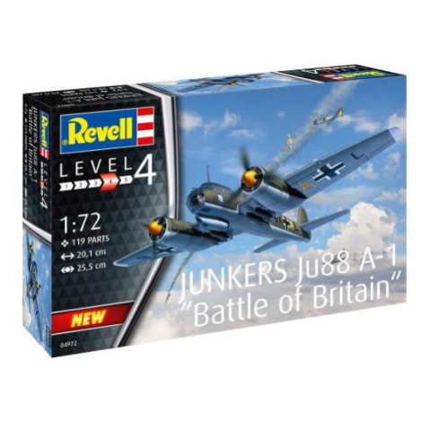 Plastic ModelKit letadlo 04972 - Junkers Ju88 A-1 Battle of Britain (1:72)