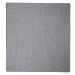 Kusový koberec Toledo šedé čtverec - 133x133 cm Vopi koberce
