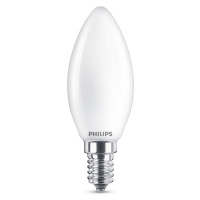 Philips sviečková LED E14 B35 4,3 W 827 opál