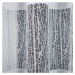 Biela žakarová záclona VIKTORIA 410x160 cm