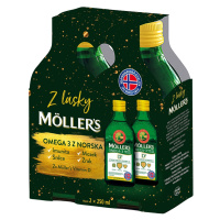 MÖLLERS Darčekové balenie omega 3 2 x 250 ml