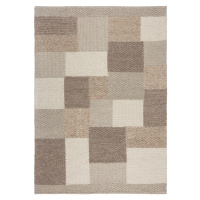 Ručně tkaný kusový koberec Minerals Patchwork Natural - 80x150 cm Flair Rugs koberce