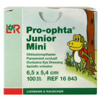 PRO-OPHTA Junior mini očné krytie 6,5 x 5,4 cm 1 x 100 ks