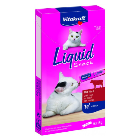 VITAKRAFT CAT LIQUID SNACK HOVADZIE + INULIN 90 G, 2423521