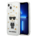 Kryt Karl Lagerfeld KLHCP13SHFLT iPhone 13 mini 5,4" transparent Flower Ikonik Karl (KLHCP13SHFL