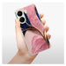 Odolné silikónové puzdro iSaprio - Pink Blue Leaves - Xiaomi Redmi 13C