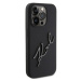 Original faceplate case KARL LAGERFELD KLHCP15LSKSBMCK for iPhone 15 Pro (Silicone Karl Script L