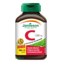 Jamieson Vitamín C 1000 mg s postupným uvoľňovaním 100 + 20 tbl ZDARMA