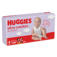 HUGGIES Ultra Comfort Jumbo Plienky jednorazové 4 (7-18 kg) 50 ks