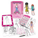 Kreatívne tvorenie s tabletom Fashion Designer Barbie Educa Vytvor si módne návrhy bábik 4 model