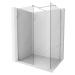 MEXEN/S - Kioto Sprchová zástena Walk-in 100 x 80 cm, transparent, chróm 800-100-202-01-00-080