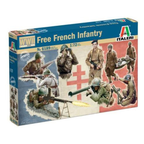 Model Kit figurky 6189 - WWII - Free French Infantry (1:72)