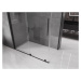 MEXEN/S - Velár sprchovací kút 140 x 85, transparent, čierna 871-140-085-01-70